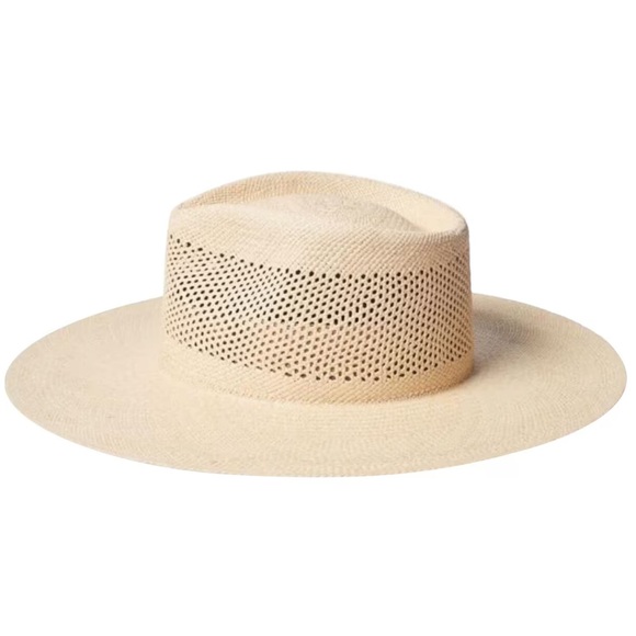 BRIXTON
JO PANAMA STRAW
RANCHER HAT Color: Catalina Sand size S like new - Picture 6 of 16
